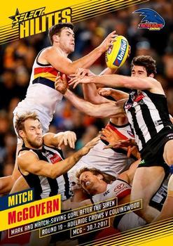 2017 Select AFL Hilites #SH19 Mitch McGovern Front